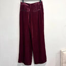 Velvet Wide Leg Pants-6