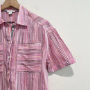 Striped Button Down Top-5