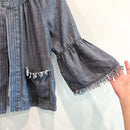Raw Hem Chambray Jacket-5