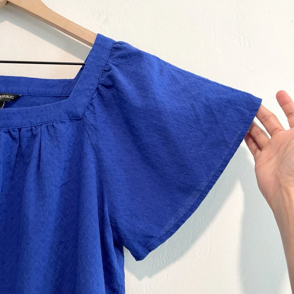 Short Sleeve Square Neck Top