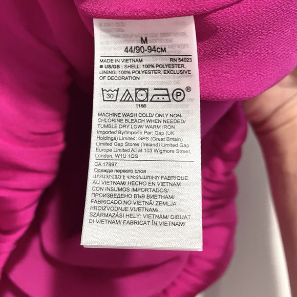 Smocked Mock High Neck Satin Top