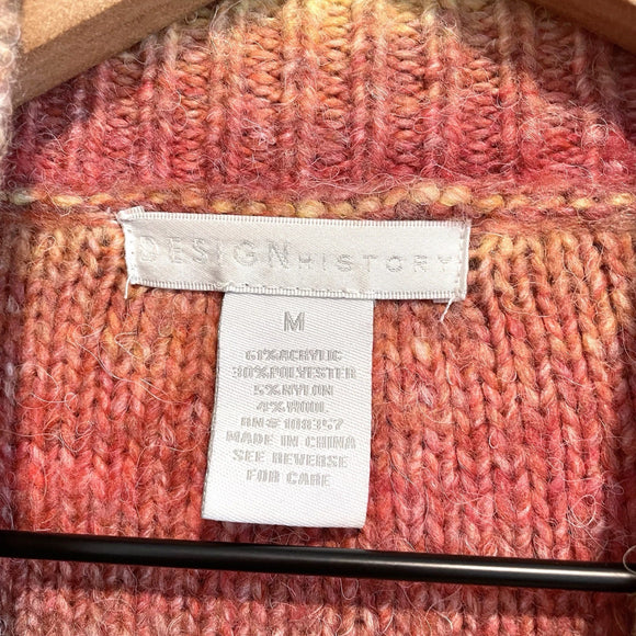 Striped Mock Neck Sweater