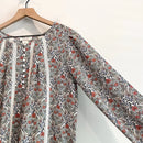 Floral Crochet Trim Top-6