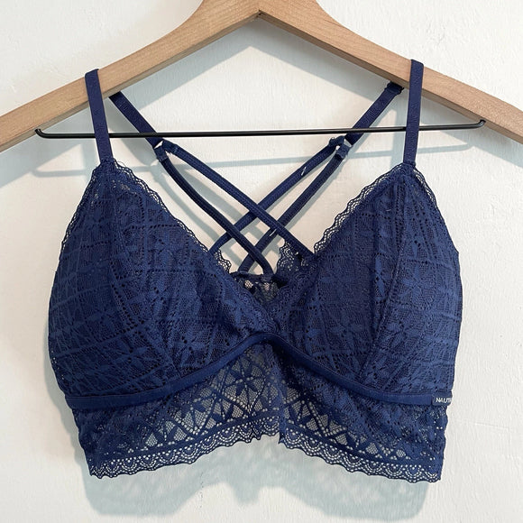 Wireless Cross Back Lace Bralettes