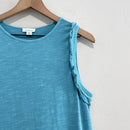 Ruffle Lace Trim Tank Dress-6
