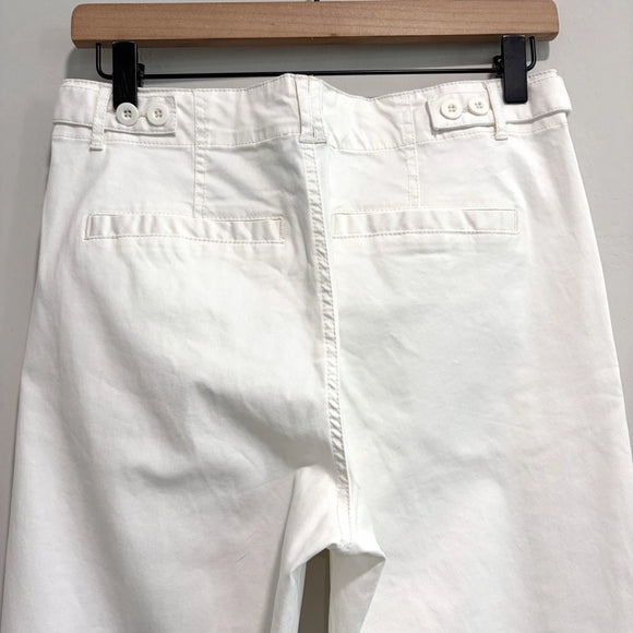Button Ankle Chino Pants