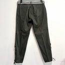 Lace-Up Ankle Embroidered Beaded Pants-6