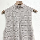 Mock Neck Lace Top-7