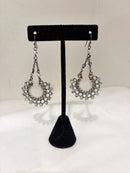 Beaded U Shape Earrings-7