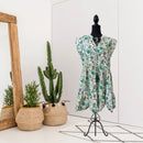 Floral Tassel Cotton Dress-1