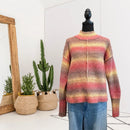 Striped Mock Neck Sweater-1