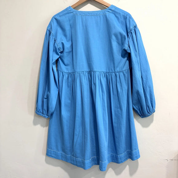 Long Sleeve Denim Babydoll Dress