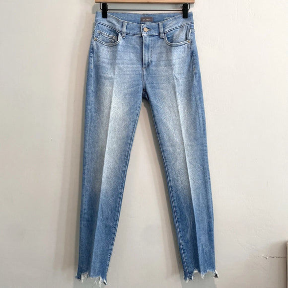 Raw Step Hem Skinny Jeans
