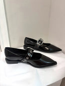 Moto Mary Jane Grommet Flats-10