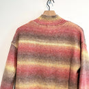 Striped Mock Neck Sweater-9