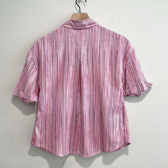 Striped Button Down Top