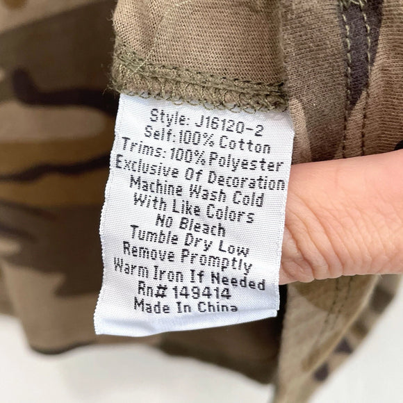 Embroidered Camo Tee