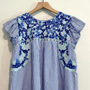 Floral Embroidered Striped Top-10