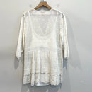 Silk Embroidered Eyelet Lined Top-9