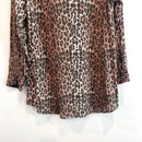Leopard Silk Button Down Tunic-10