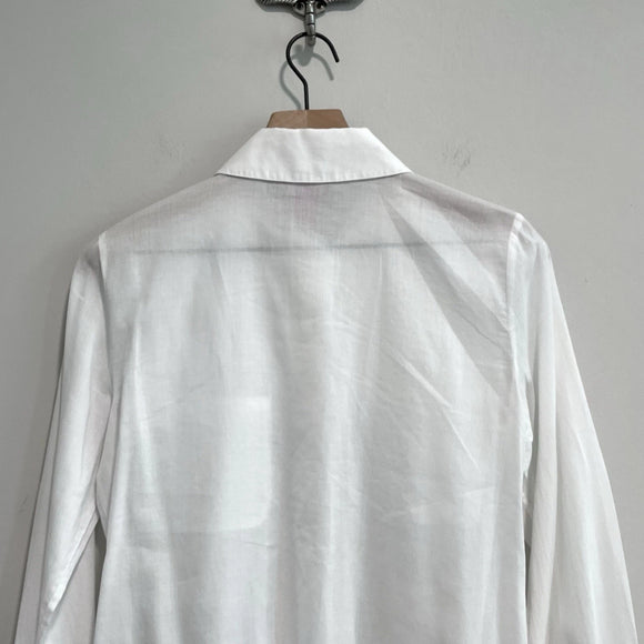 Scalloped Trim Button Down Top