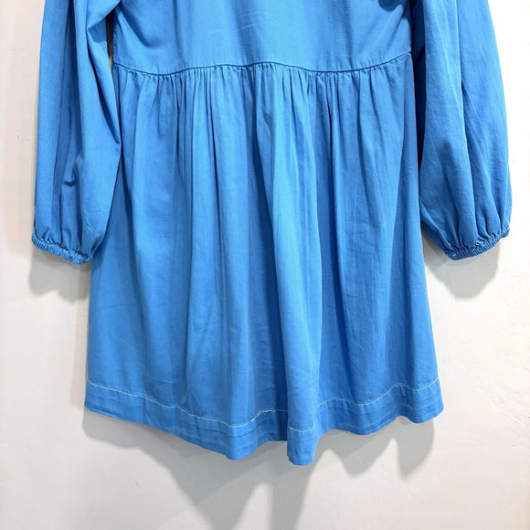 Long Sleeve Denim Babydoll Dress