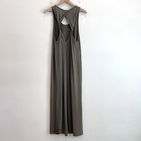 Twist Open Back Maxi Dress