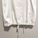Cinch Hem Tie Button Top-9
