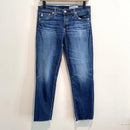 Cigarette Crop Cut Off Jeans-1