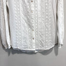 Crochet Lace Eyelet Long Sleeve Top-4