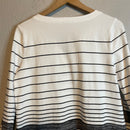 Striped Tassel Blouse-10