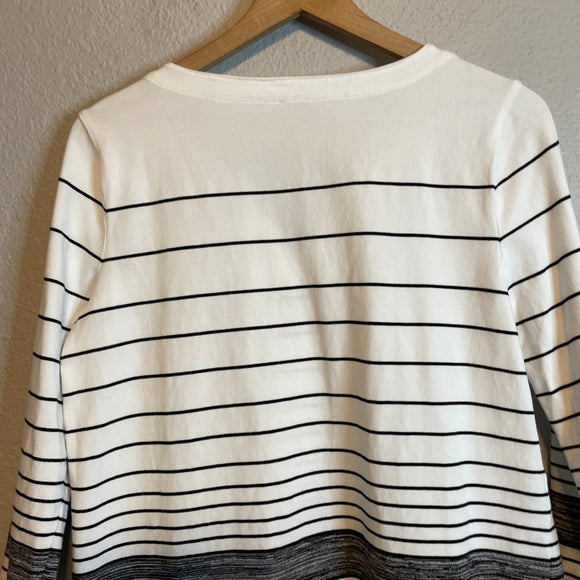 Striped Tassel Blouse