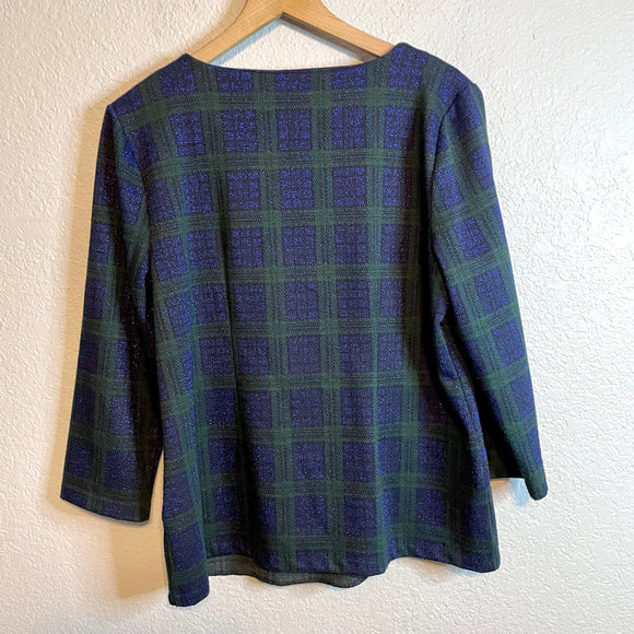 Plaid Blouse