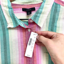 Striped Button Down Top-5