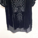 Velvet Embroidered Top-6