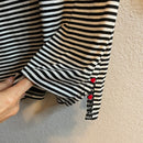 Striped Thermal Sleep Shirt-7