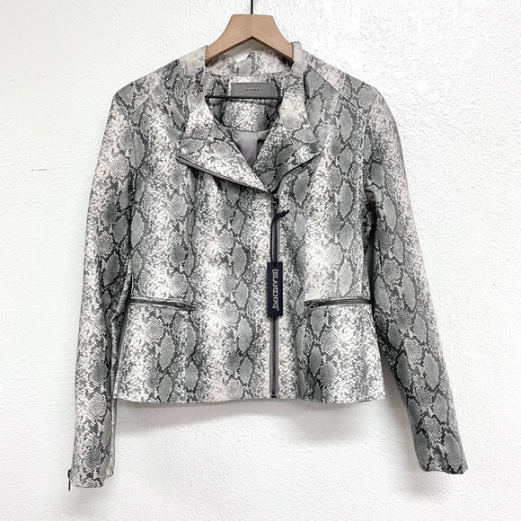 Snakeskin Moto Jacket