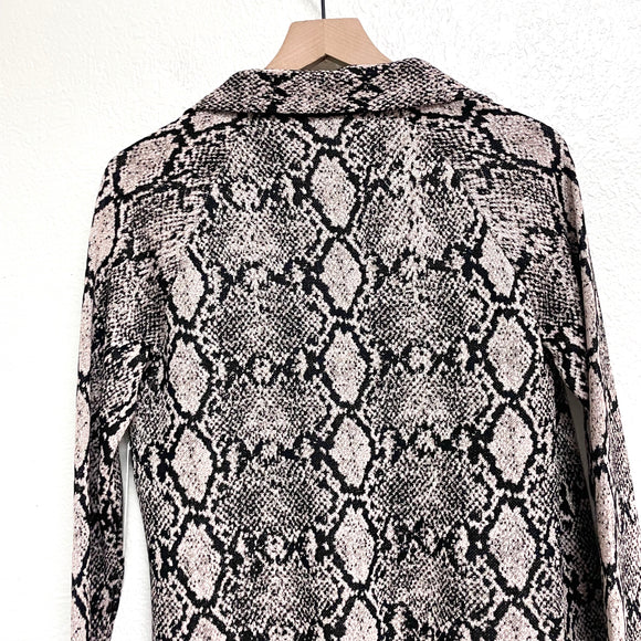 Python Neck Tie Sweater