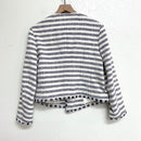Striped Tweed Blazer-7
