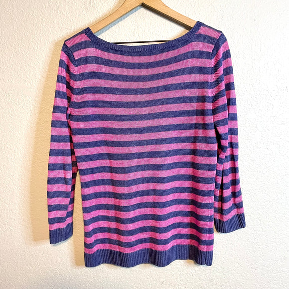 Linen Striped Sweater