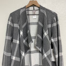 Plaid Reversible Cardigan-3