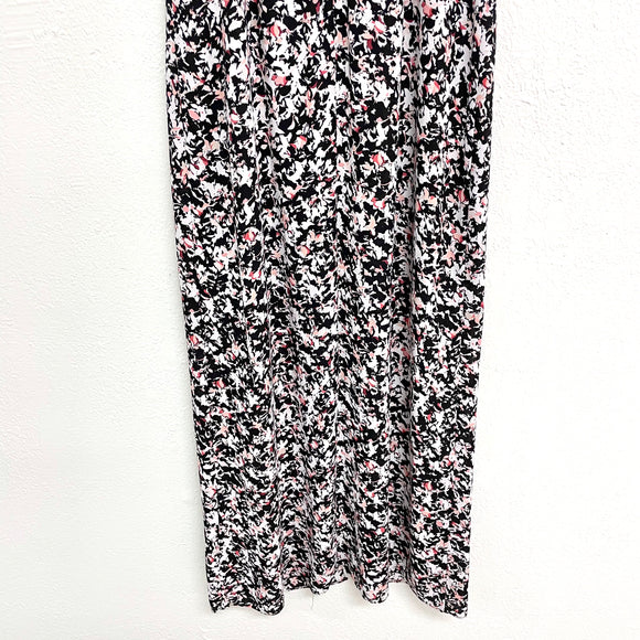 Floral High Low Maxi Dress