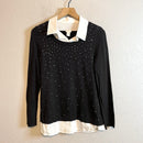 Diamond Layered Look Sweater-2
