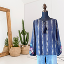 Floral Embroidered Peasant Top-1