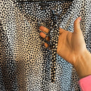 Dotted Sleeveless Blouse-5