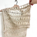 Open Knit Crochet Top-8