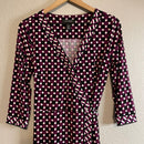 Geometric Wrap Dress-3