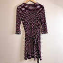Geometric Wrap Dress-7