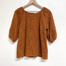 Corduroy Lace Top-2