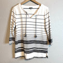Striped Tassel Blouse-2